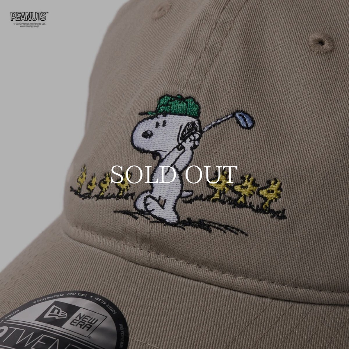 画像5: NEW ERA  9TWENTY ロングバイザー PEANUTS ピーナッツ スヌーピー ウッドストックと仲間たち ペブル | ゴルフ (5)