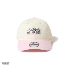 画像2: NEW ERA  キッズ Youth 9TWENTY PEANUTS ピーナッツ スヌーピー オラフ スパイク クロームホワイト/ピンク (2)