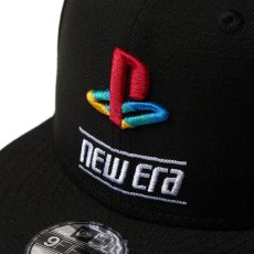 画像5: NEW ERA  キッズ Youth 9FIFTY PlayStation プレイステーション ファミリーマーク ニューエラロゴ ブラック (5)