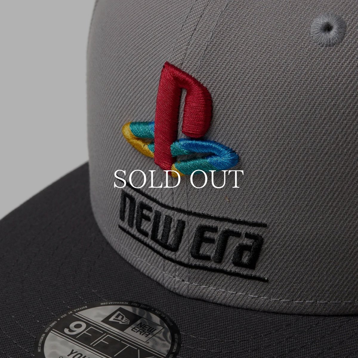 画像4: NEW ERA  キッズ Youth 9FIFTY PlayStation プレイステーション ファミリーマーク ニューエラロゴ グレー (4)