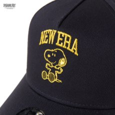 画像4: NEW ERA  キッズ Youth 9FORTY A-Frame PEANUTS ピーナッツ College Logo ネイビー (4)