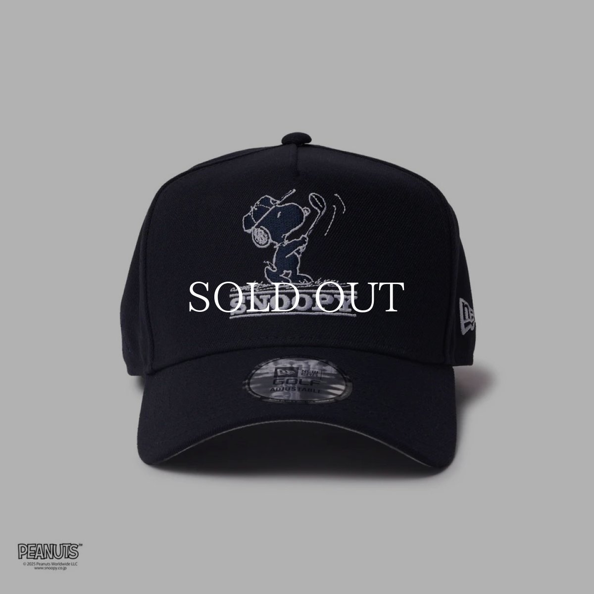 画像2: NEW ERA  9FORTY A-Frame PEANUTS ピーナッツ SWING SNOOPY ネイビー | ゴルフ (2)