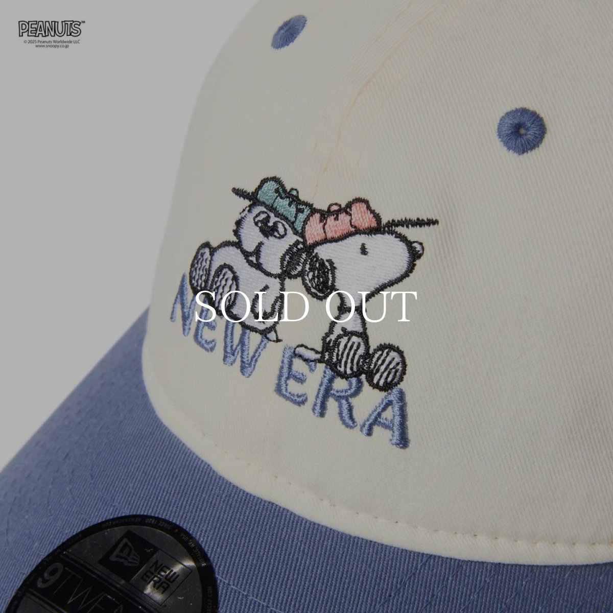 画像4: NEW ERA  キッズ Youth 9TWENTY PEANUTS ピーナッツ スヌーピー オラフ スパイク クロームホワイト/スレート (4)