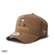 画像1: NEW ERA  9FORTY A-Frame PEANUTS ピーナッツ IHPF カーキ | ゴルフ (1)