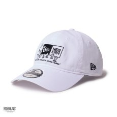 画像1: NEW ERA  9TWENTY ロングバイザー PEANUTS ピーナッツ ニューエラボックスロゴ ホワイト | ゴルフ (1)