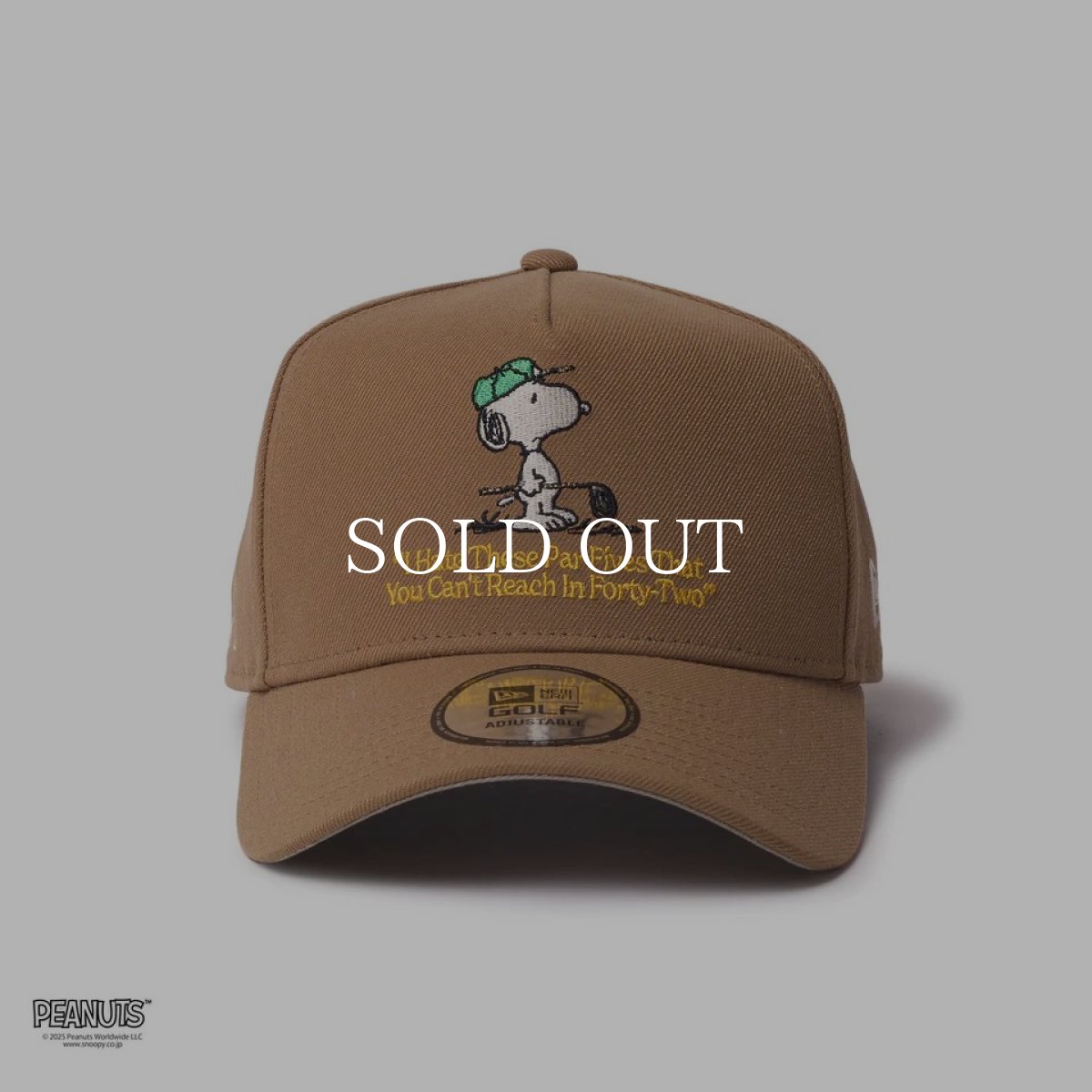 画像2: NEW ERA  9FORTY A-Frame PEANUTS ピーナッツ IHPF カーキ | ゴルフ (2)