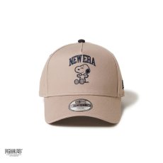 画像2: NEW ERA  キッズ Youth 9FORTY A-Frame PEANUTS ピーナッツ College Logo アッシュブラウン (2)