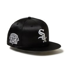 画像1: NEW ERA  59FIFTY サテン シカゴ・ホワイトソックス ブラック (1)