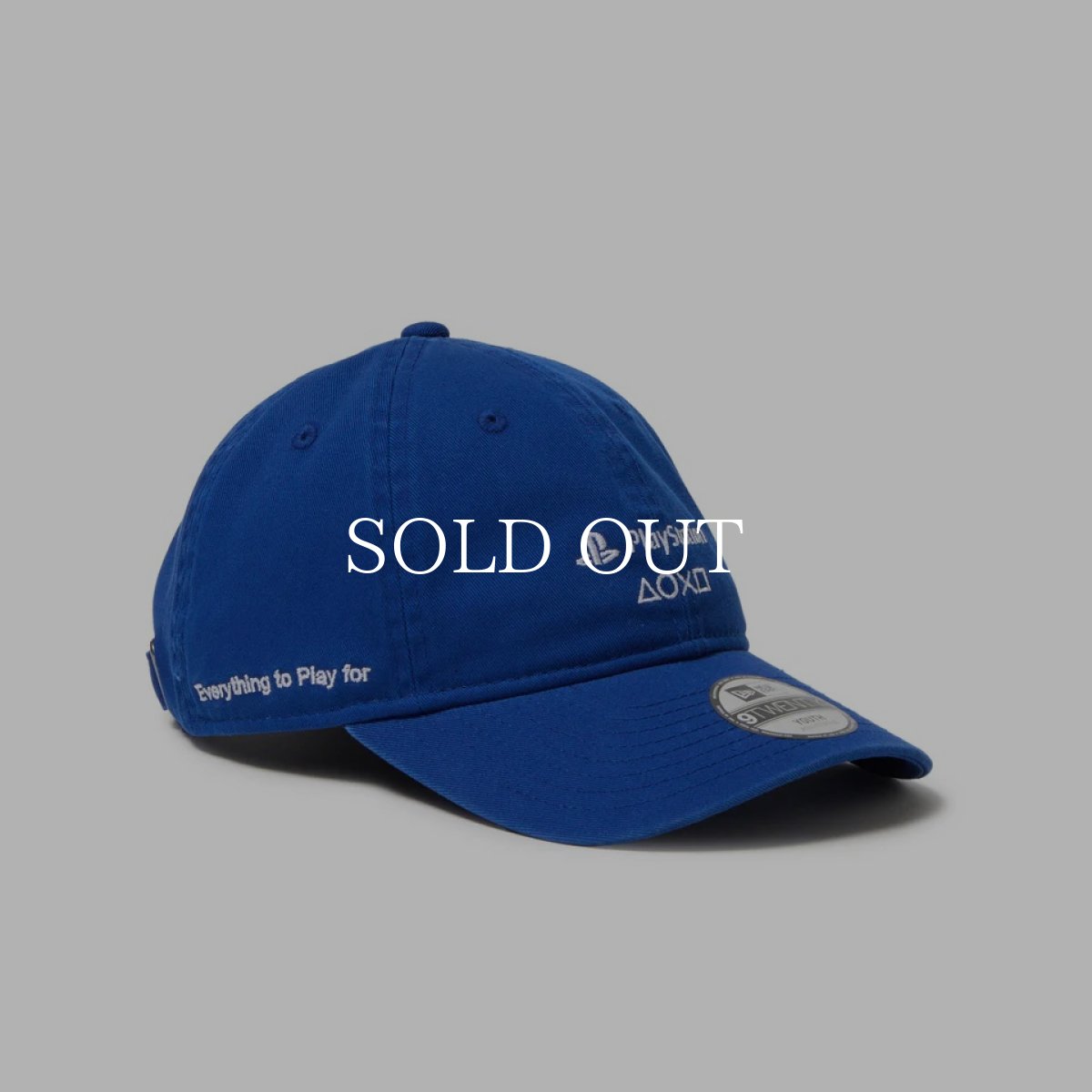 画像1: NEW ERA  キッズ Youth 9TWENTY PlayStation ロックアップ ライトロイヤル (1)