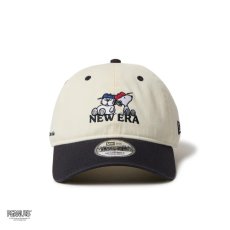 画像2: NEW ERA  9TWENTY PEANUTS ピーナッツ SNOOPY AND OLAF スヌーピー オラフ クロームホワイト/ネイビー (2)