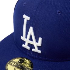 画像6: NEW ERA  59FIFTY MLB Old English クーパーズタウン ロサンゼルス・ドジャース ダークロイヤル (6)