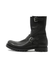 画像1: nonnative  BIKER ZIP UP BOOTS COW LEATHER (1)