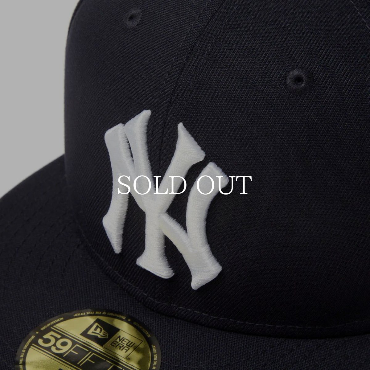 画像6: NEW ERA  59FIFTY MLB Old English クーパーズタウン ニューヨーク・ヤンキース ネイビー (6)