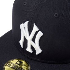画像6: NEW ERA  59FIFTY MLB Old English クーパーズタウン ニューヨーク・ヤンキース ネイビー (6)