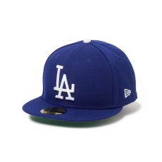 画像2: NEW ERA  59FIFTY MLB Old English クーパーズタウン ロサンゼルス・ドジャース ダークロイヤル (2)