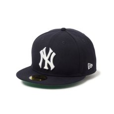 画像3: NEW ERA  59FIFTY MLB Old English クーパーズタウン ニューヨーク・ヤンキース ネイビー (3)