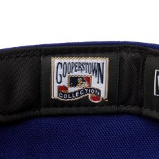 画像10: NEW ERA  59FIFTY MLB Old English クーパーズタウン ロサンゼルス・ドジャース ダークロイヤル (10)