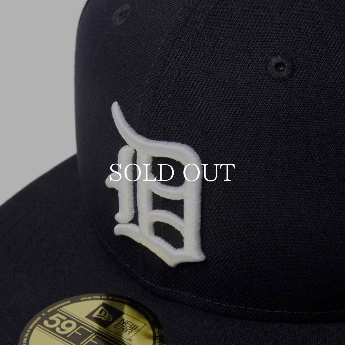 画像5: NEW ERA  59FIFTY MLB Old English クーパーズタウン デトロイト・タイガース ネイビー (5)