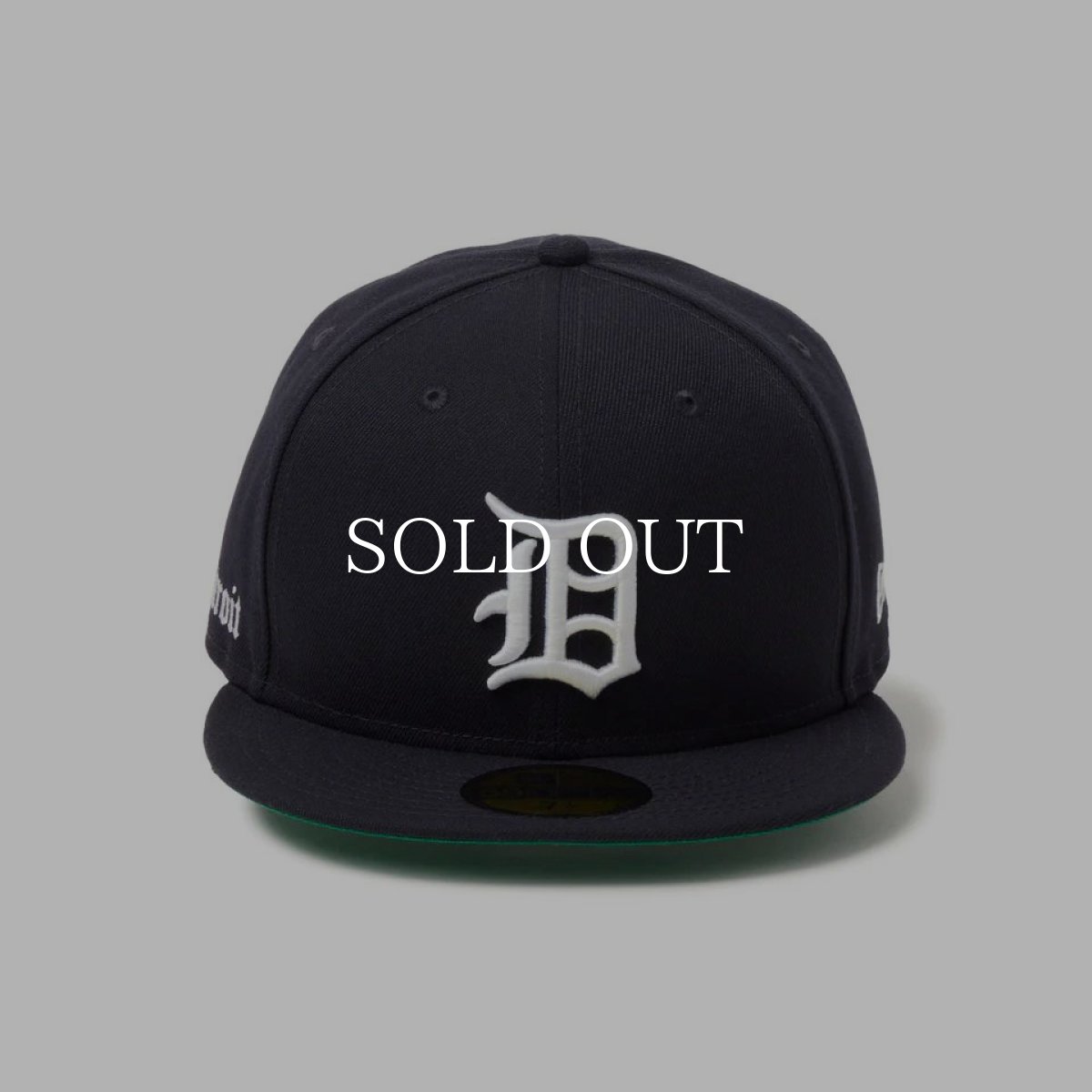 画像2: NEW ERA  59FIFTY MLB Old English クーパーズタウン デトロイト・タイガース ネイビー (2)