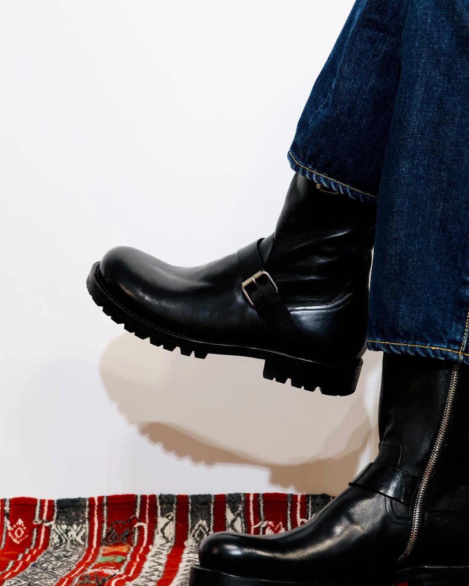 画像3: nonnative  BIKER ZIP UP BOOTS COW LEATHER (3)