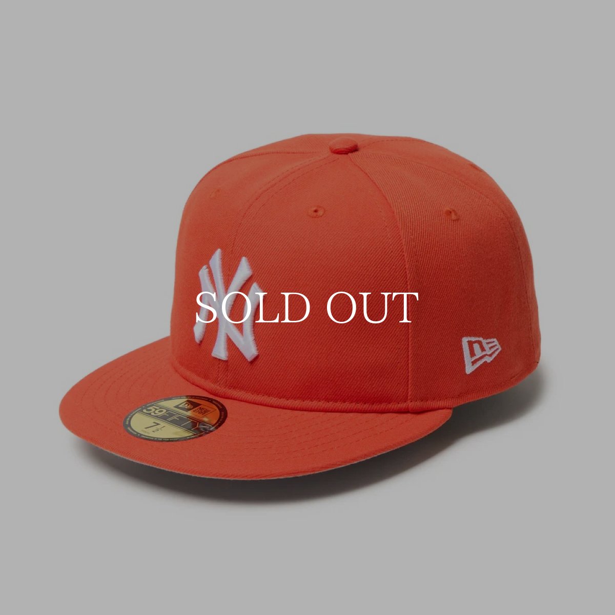 画像1: NEW ERA  59FIFTY ソフトバックラム Color Variation ニューヨーク・ヤンキース セーフティオレンジ (1)