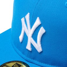 画像5: NEW ERA  59FIFTY ソフトバックラム Color Variation ニューヨーク・ヤンキース スナップショットブルー (5)