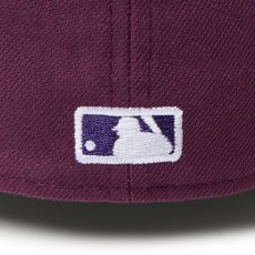 画像7: NEW ERA  59FIFTY ソフトバックラム Color Variation ニューヨーク・ヤンキース プラム (7)