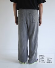 画像6: ANACHRONORM  PIGMENT DYED TUCK WIDE SWEAT PANTS (6)