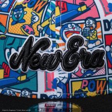 画像3: NEW ERA  9FIFTY ドラえもん コミック オールオーバープリント ブラックバイザー (3)