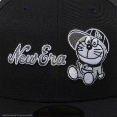 画像2: NEW ERA  59FIFTY ドラえもん New Era キャップ ブラック × モノトーンカラー (2)