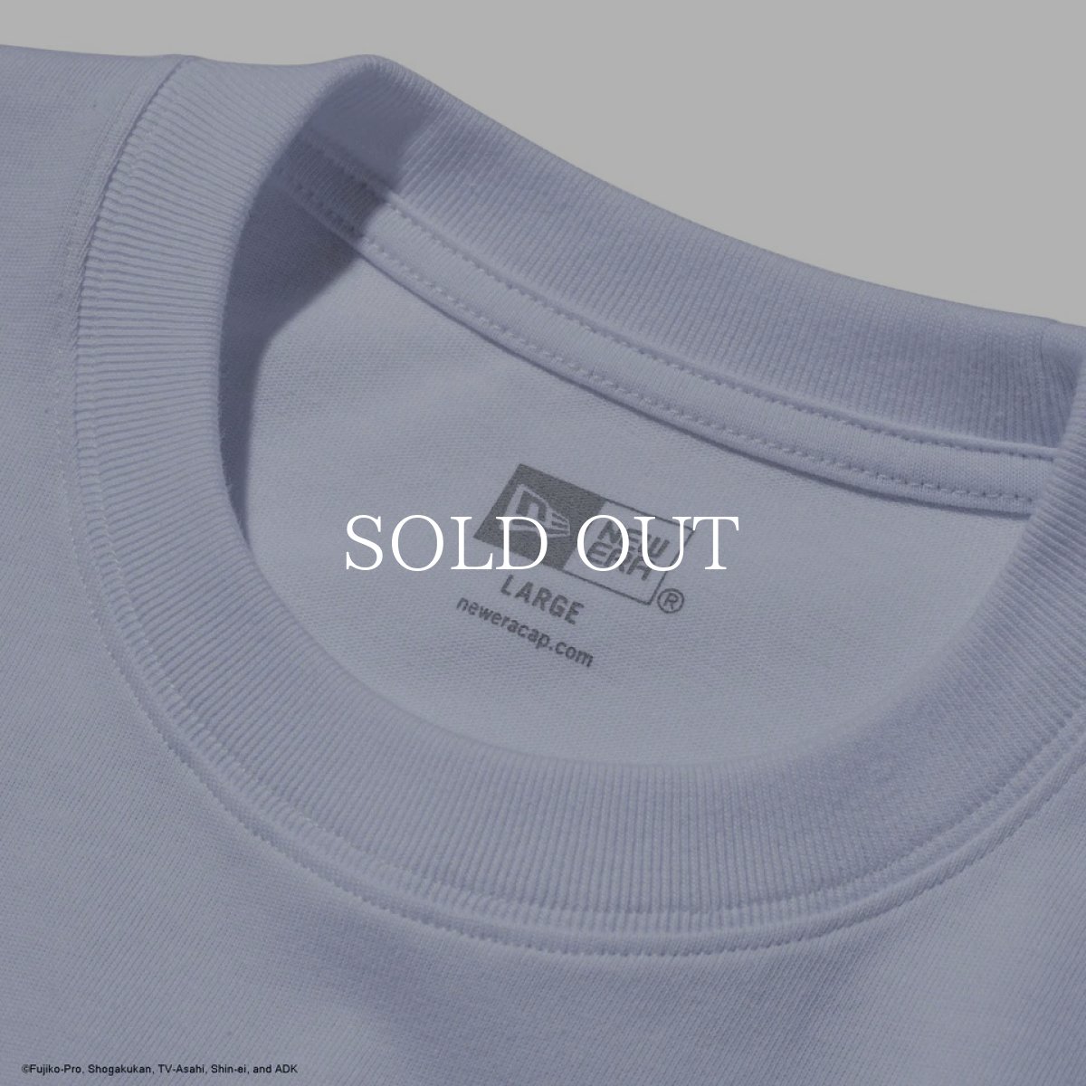 画像7: NEW ERA  半袖 コットン Tシャツ ドラえもん キャップ ホワイト レギュラーフィット (7)