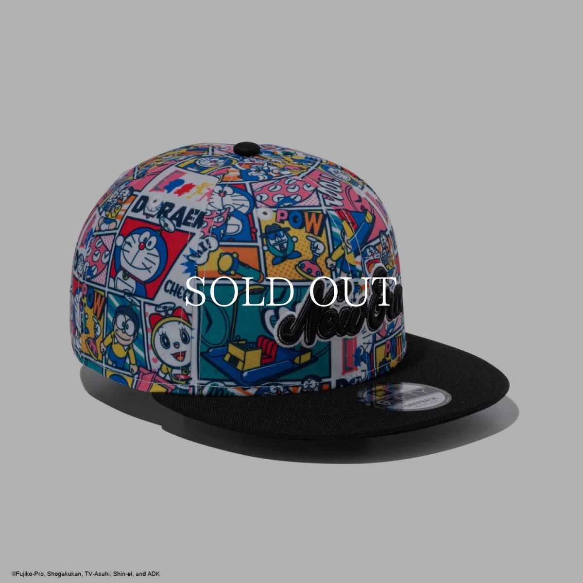 画像6: NEW ERA  9FIFTY ドラえもん コミック オールオーバープリント ブラックバイザー (6)