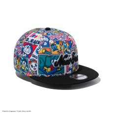 画像6: NEW ERA  9FIFTY ドラえもん コミック オールオーバープリント ブラックバイザー (6)