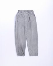 画像3: ANACHRONORM  PIGMENT DYED TUCK WIDE SWEAT PANTS (3)
