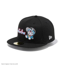 画像1: NEW ERA  59FIFTY ドラえもん New Era キャップ ブラック × マルチカラー (1)