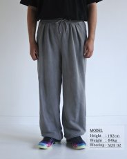 画像4: ANACHRONORM  PIGMENT DYED TUCK WIDE SWEAT PANTS (4)