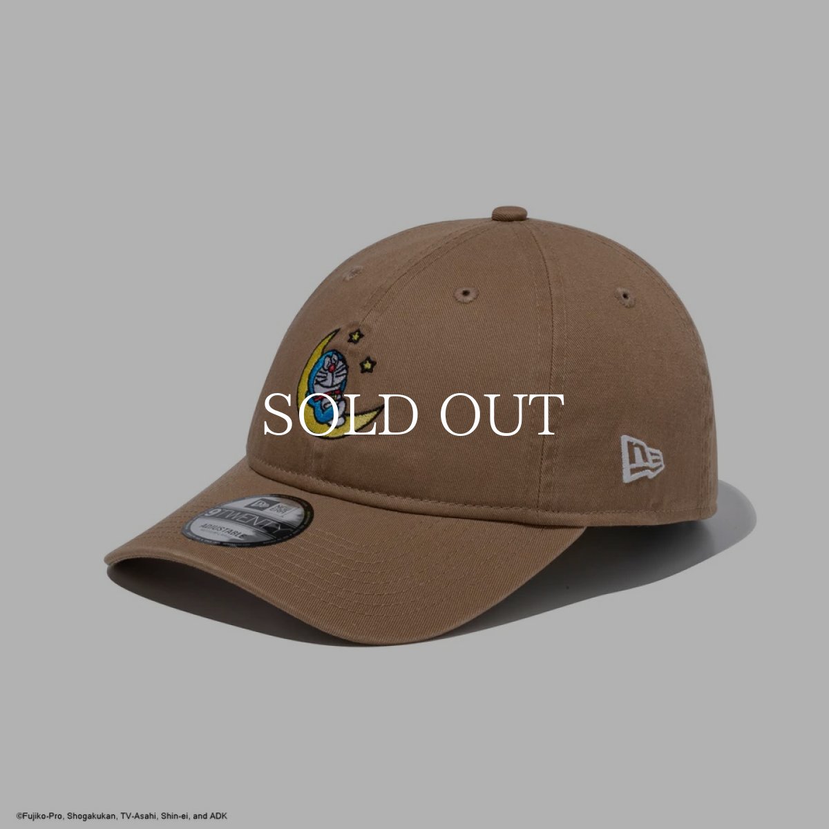 画像1: NEW ERA  9TWENTY ドラえもん ムーン カーキ (1)