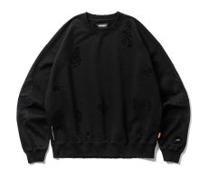 画像1: DELUXE  DELUXE x TB DAMAGE CREW SWEAT (1)