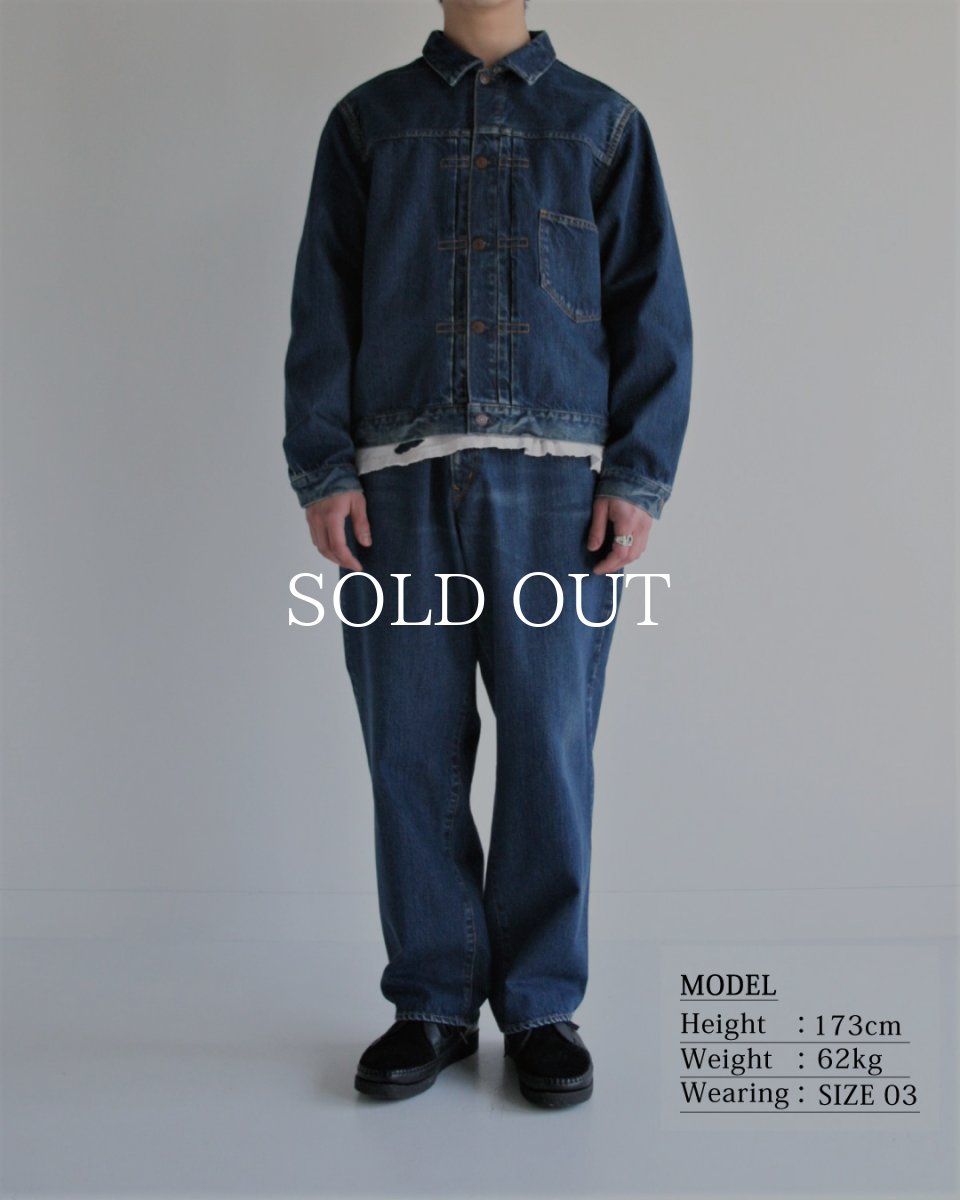 画像4: ANACHRONORM  FRONT TUCK DENIM JACKET (4)