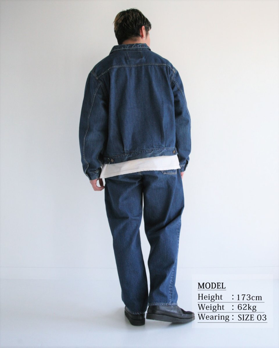 画像6: ANACHRONORM  FRONT TUCK DENIM JACKET (6)