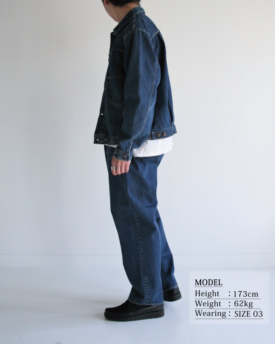 画像5: ANACHRONORM  FRONT TUCK DENIM JACKET (5)