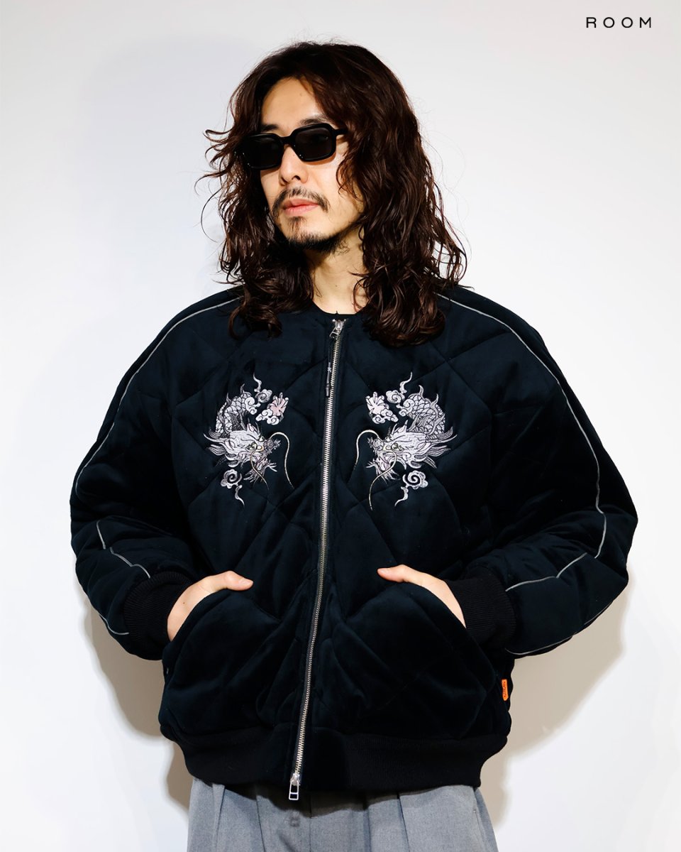 画像4: DELUXE  DELUXE x TB VELOUR SOUVENIR JKT (4)