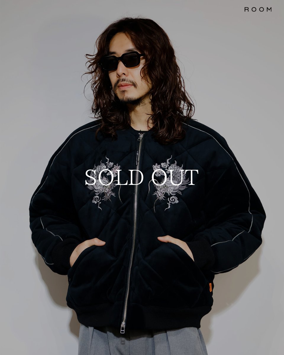 画像4: DELUXE  DELUXE x TB VELOUR SOUVENIR JKT (4)