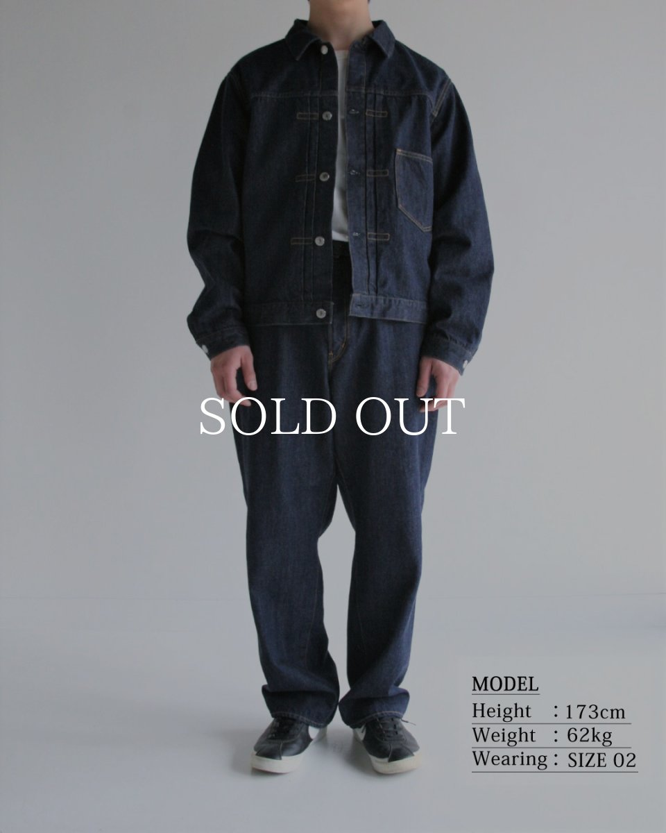 画像3: ANACHRONORM  FRONT TUCK DENIM JACKET (3)