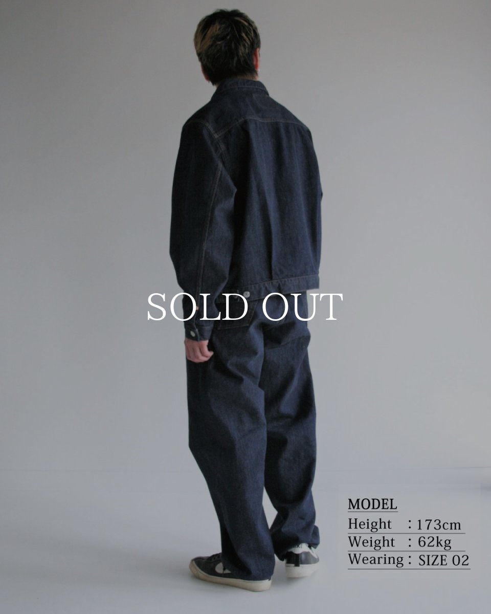 画像5: ANACHRONORM  FRONT TUCK DENIM JACKET (5)