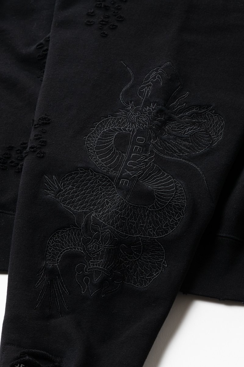 画像10: DELUXE  DELUXE x TB DAMAGE CREW SWEAT (10)