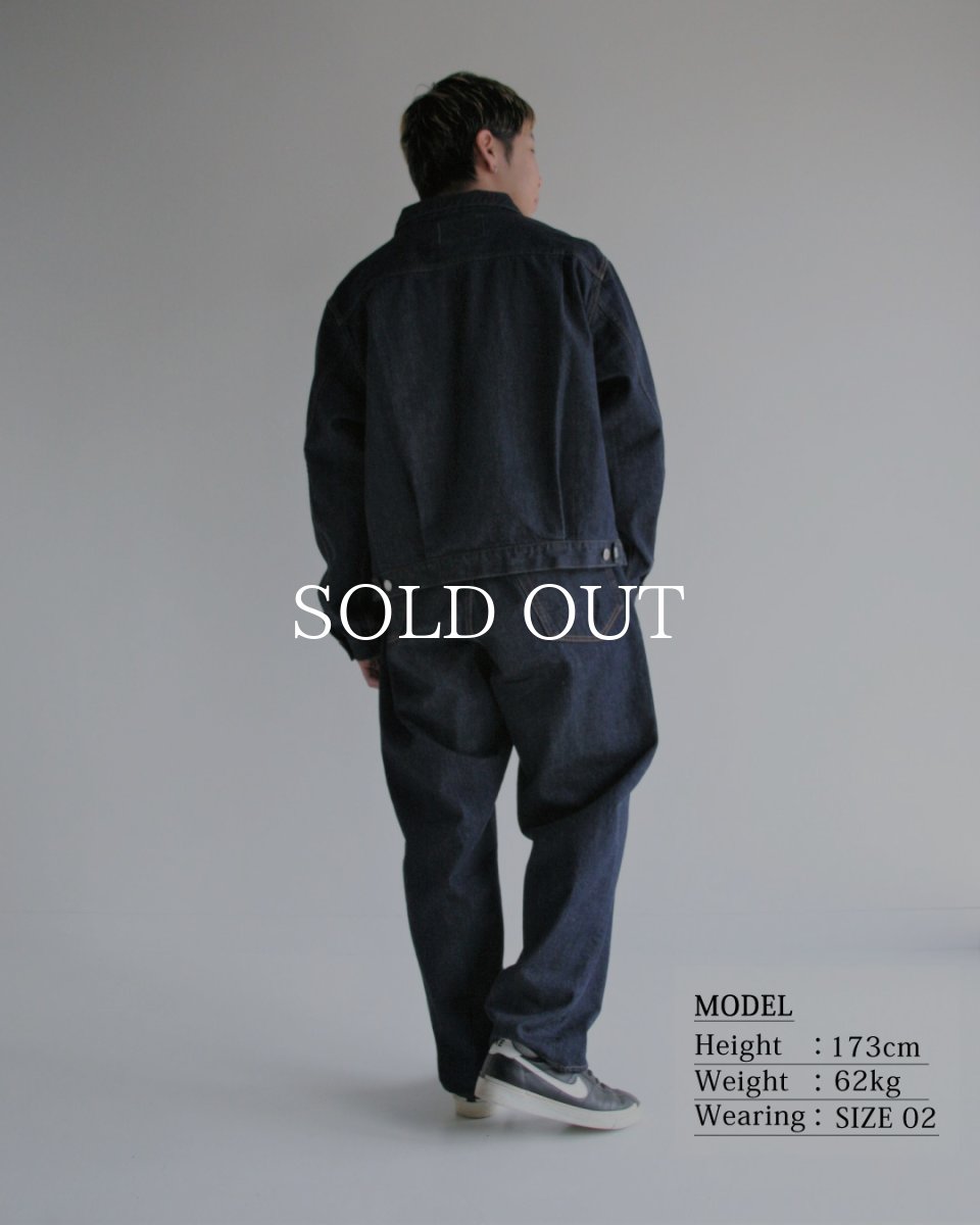 画像6: ANACHRONORM  FRONT TUCK DENIM JACKET (6)