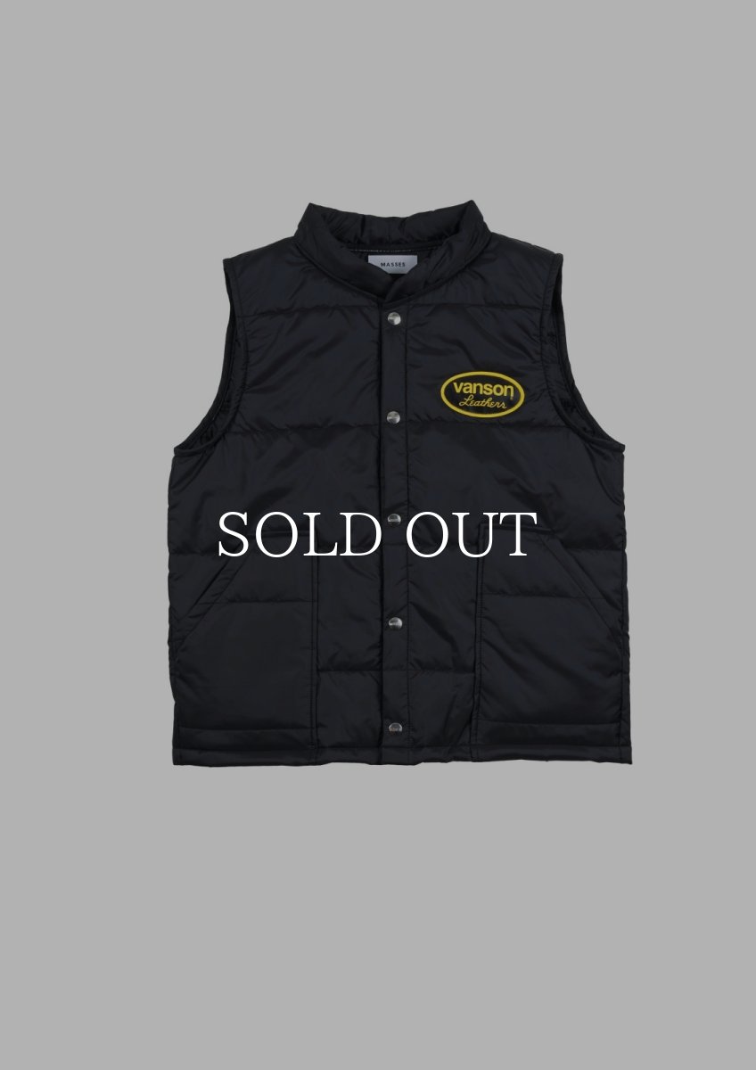 画像1: MASSES  VANSON × MASSES NYLON VEST (1)