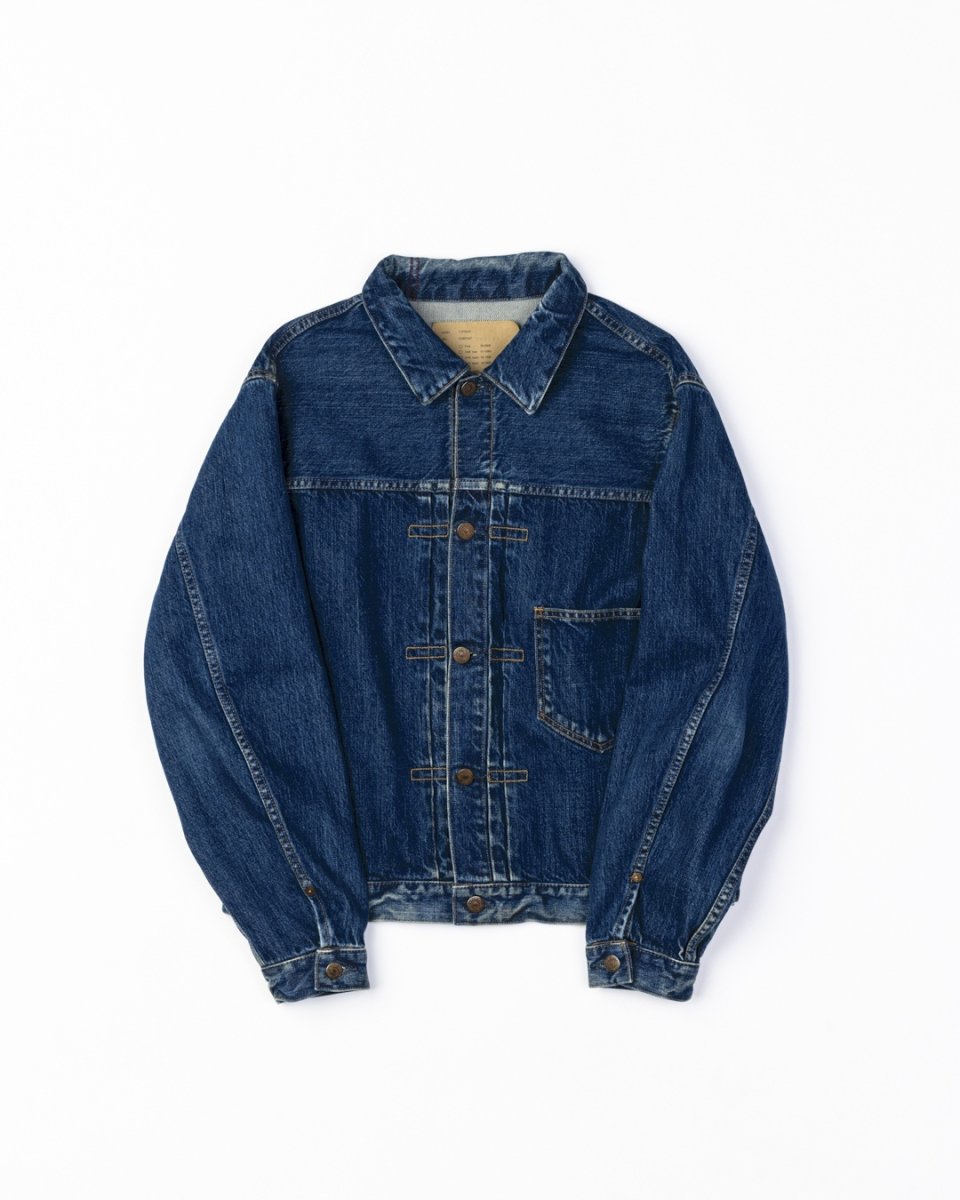 画像1: ANACHRONORM  FRONT TUCK DENIM JACKET (1)