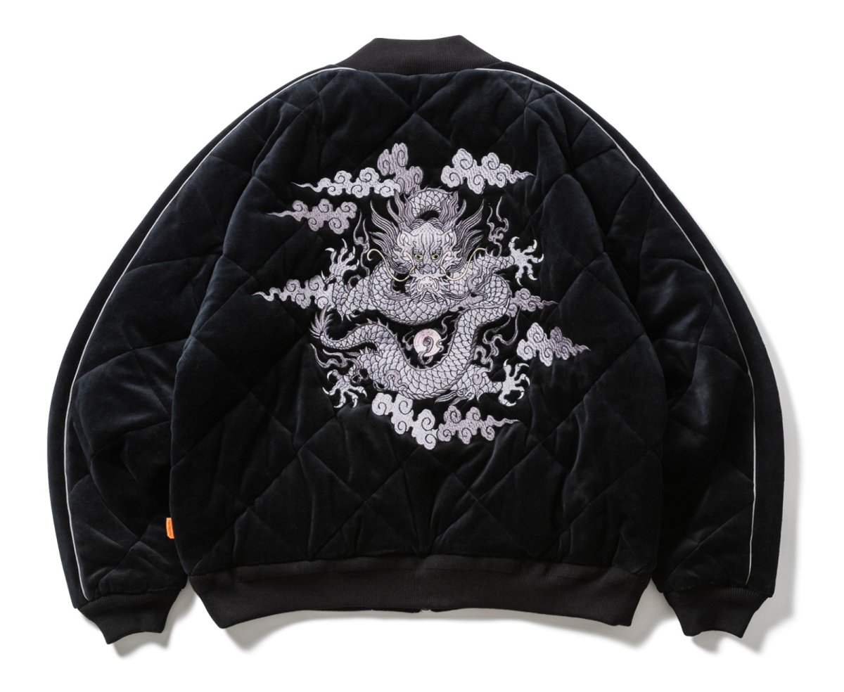 画像2: DELUXE  DELUXE x TB VELOUR SOUVENIR JKT (2)